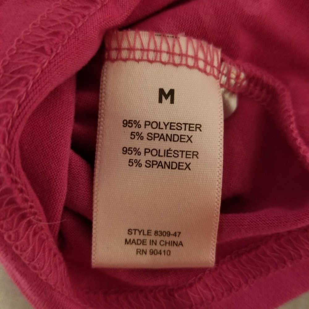 Juicy Couture Sleepwear Shirt Women's Size M Color Pink - Picture 6 of 7